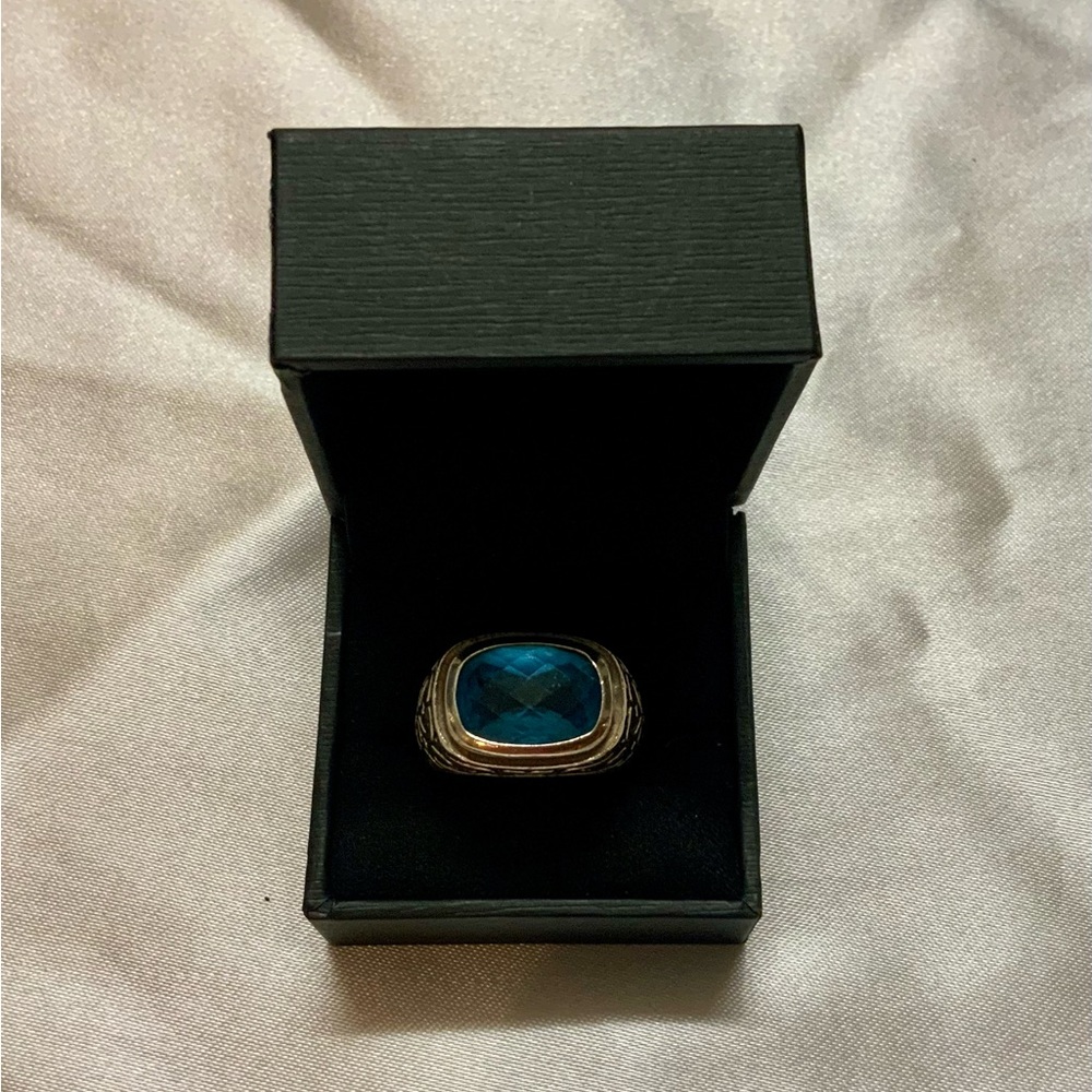 Elegant Topaz Ring Sterling Silver by Effy Size 7